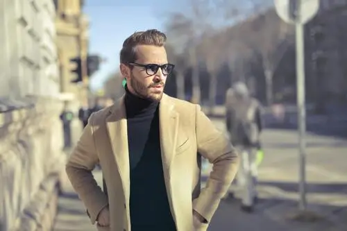 Man on street